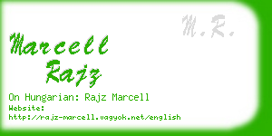 marcell rajz business card